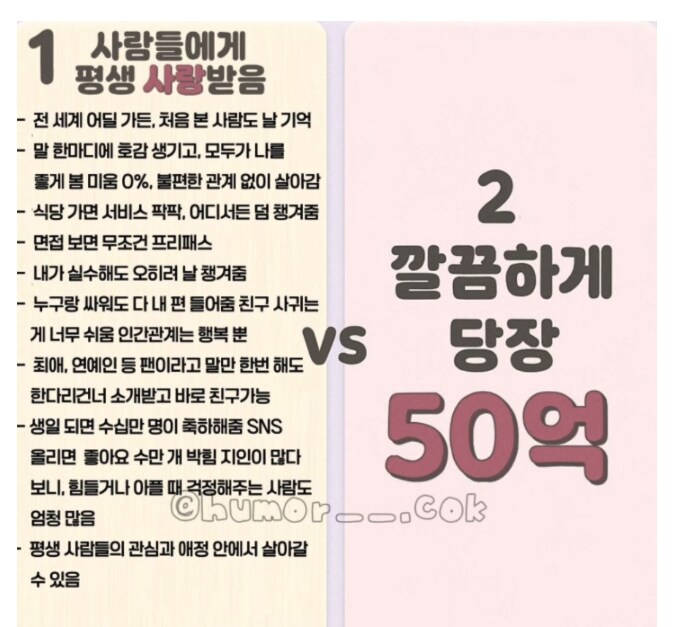 사람들에게 평생 사랑받기 vs 50억_1.png
