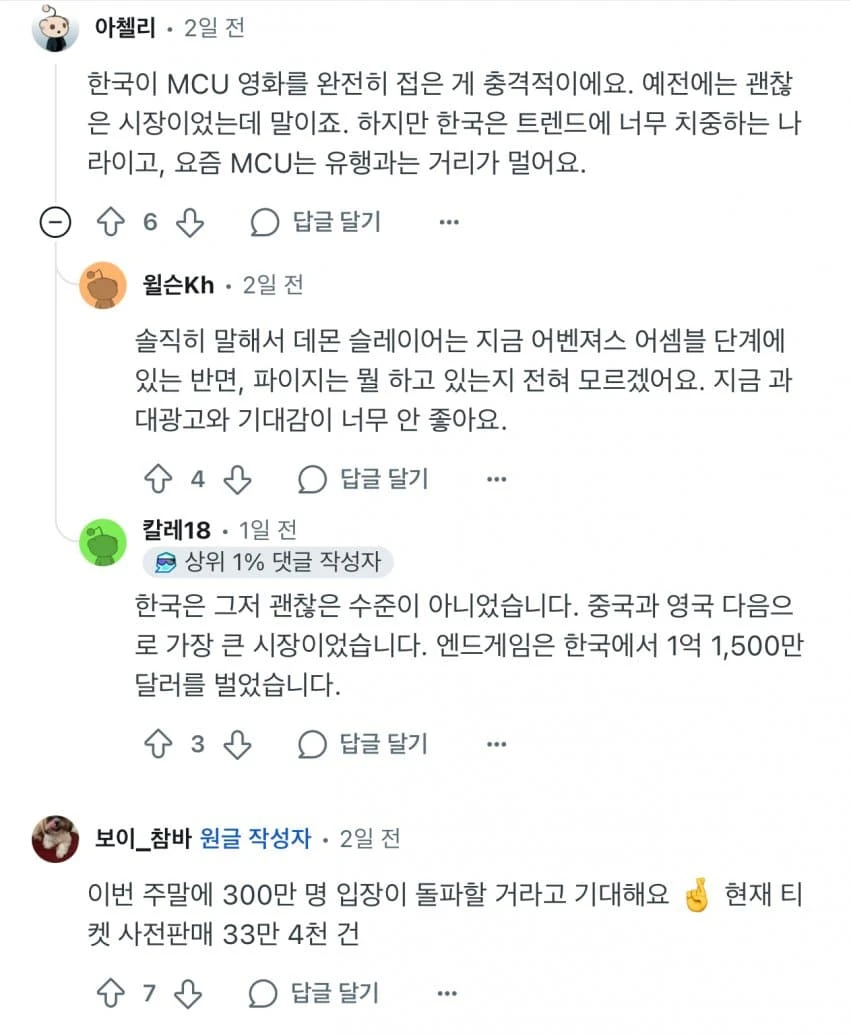 해외에서도 퍼진 마블 유행 사망 소식_1.webp