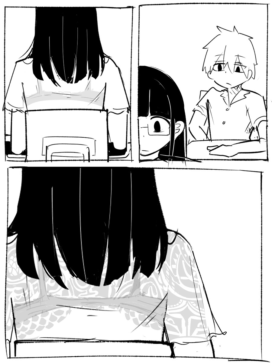 앞자리 여학생에게 두근거리는 남학생_1.jpg
