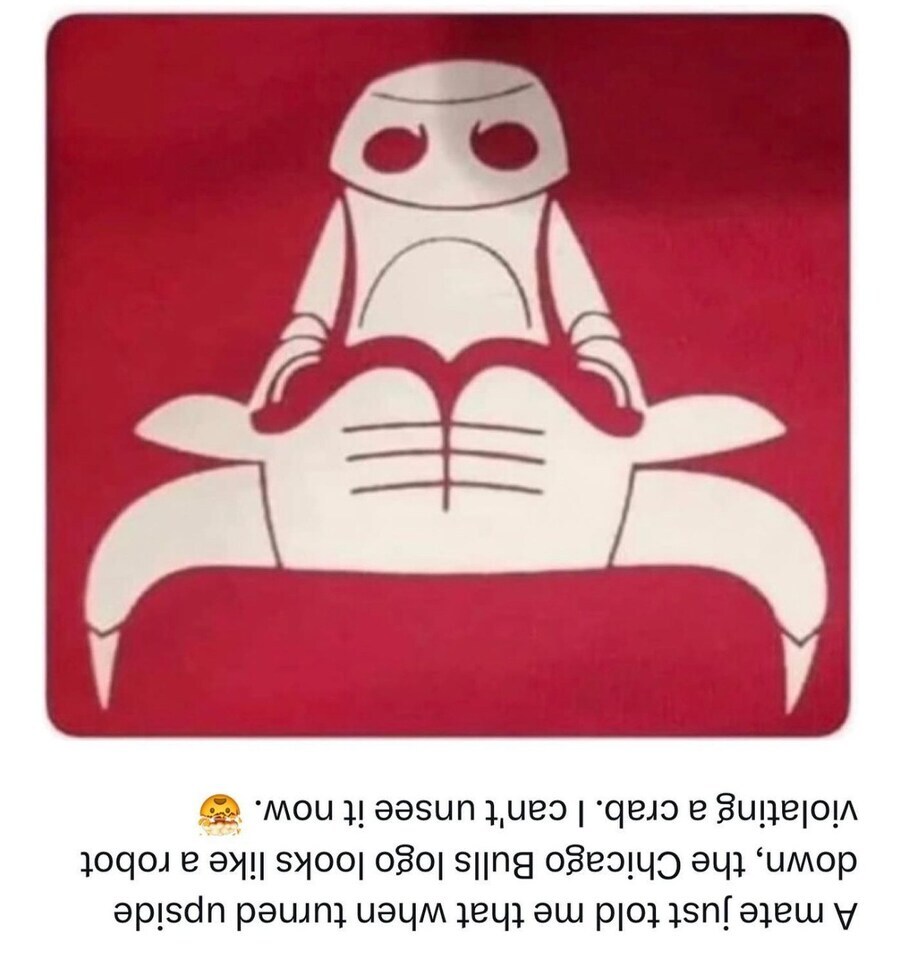 “시카고 불스 로고를 뒤집으면 로봇이 게를 겁탈하고 있음”_2.png