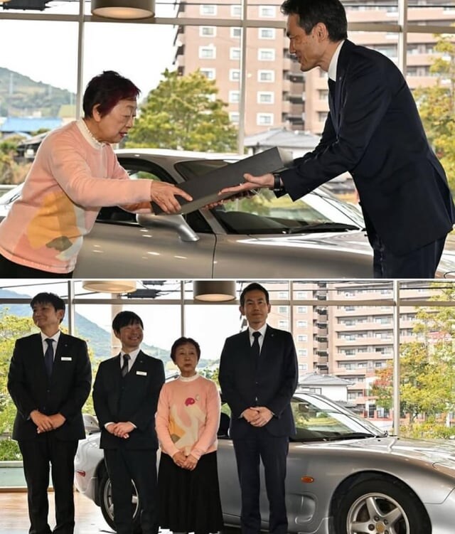 25년동안 함께한 마쓰다 rx-7 기증한 할머니_3.jpg