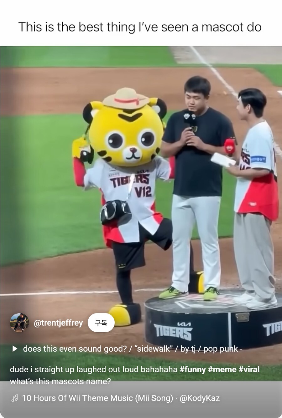 해외에서 귀엽다고 난리난 기아타이거즈 마스코트.jpg_2.png