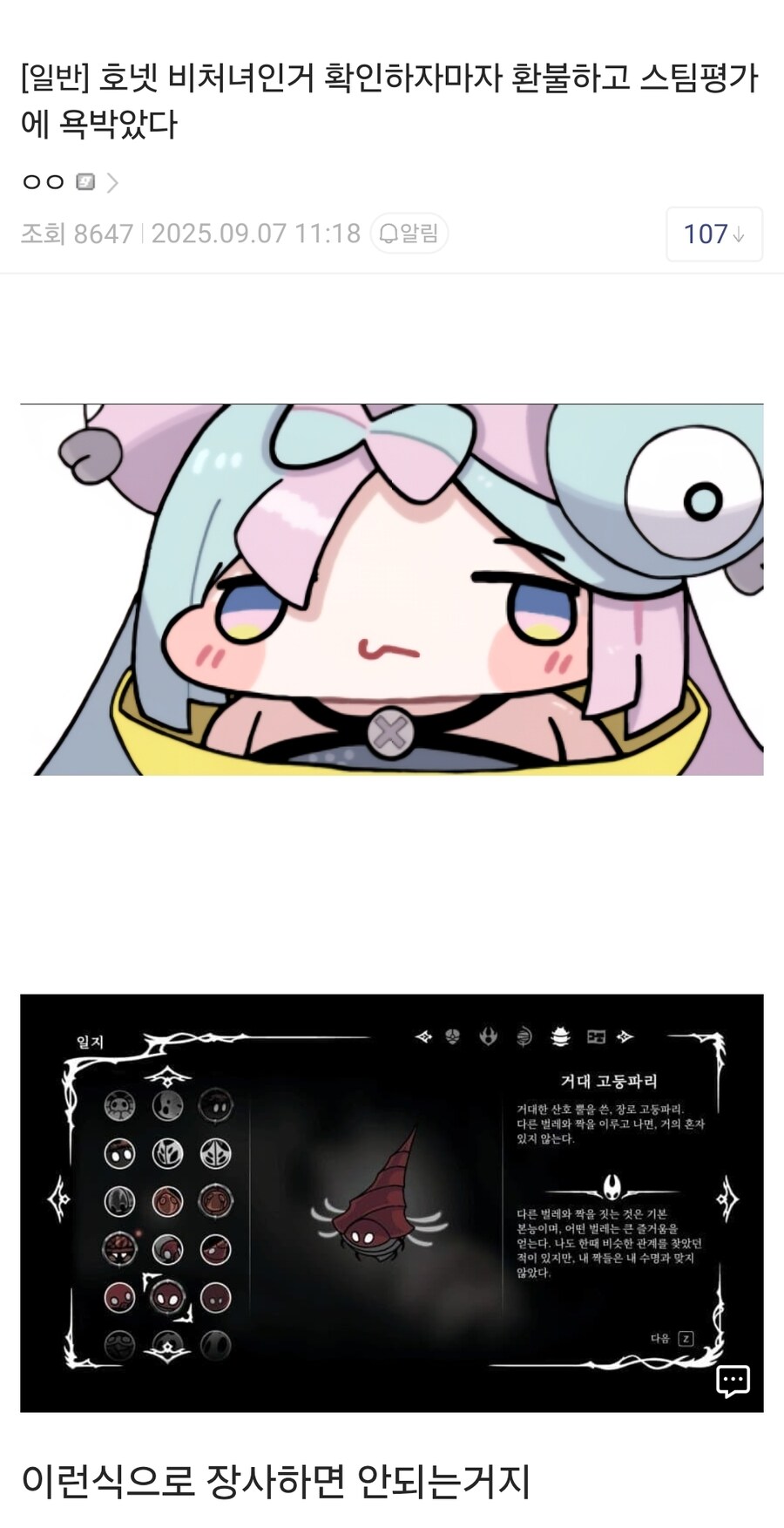 실크송) 호넷 비처녀인거 확인하자마자 환불하고 스팀평가에 욕박았다.jpg_1.jpg