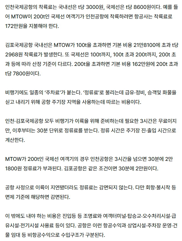 항공기가 공항을 이용할때 붙는 요금.jpg_1.png