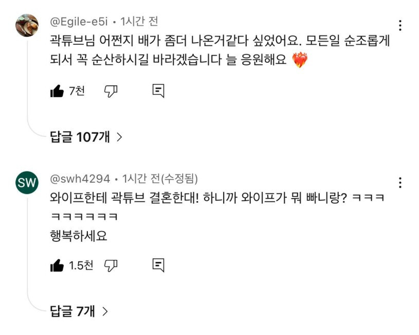 곽튜브 결혼에 대한 공통된 반응.jpg_1.jpg