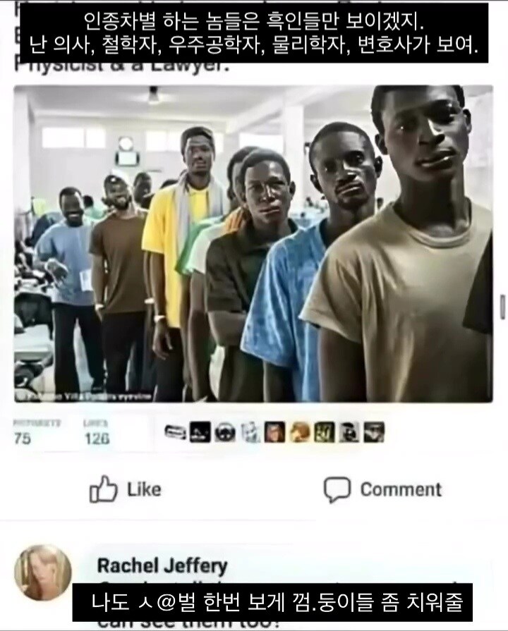 인종차별자에게는 흑인들만 보인다는 짤_1.jpg