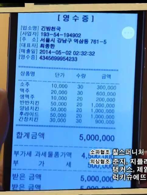 아내: 김밥천국에서 5백만 원이나 쓰는 게 말이 돼?!!_1.jpg