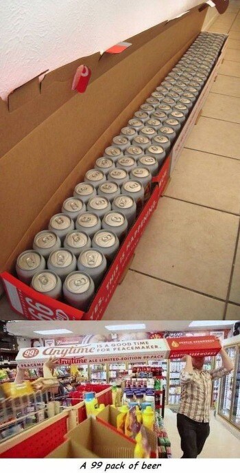 아내: 여보, 맥주 마시고 싶으면 딱 한 팩만 사 와~_1.jpg