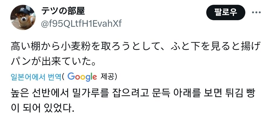 쥬인님때문에 튀김빵이 되어버린 강아지_1.jpg