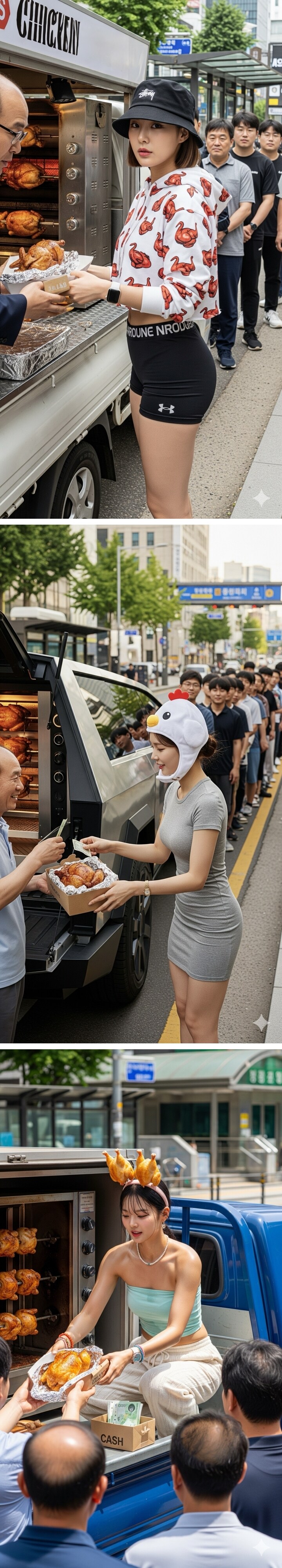 Ai야, 한국의 전기구이 통닭 장수 그려줘.jpg_1.jpg