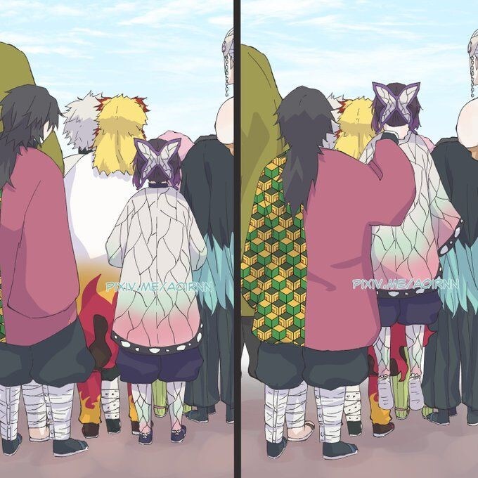 귀멸]키가 작아서 안 보이는 시노부 도와주는 기유_1.jpg