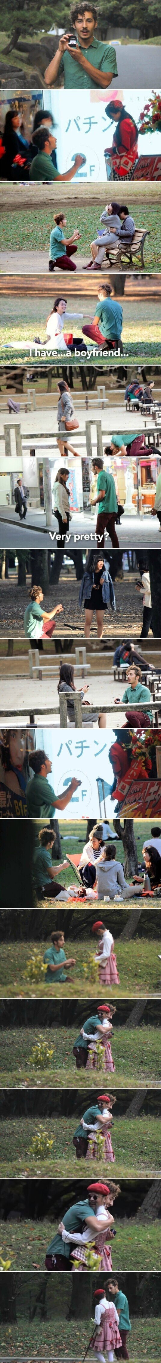 일본에서 닥치는대로 프로포즈 하는 외국인_1.jpg