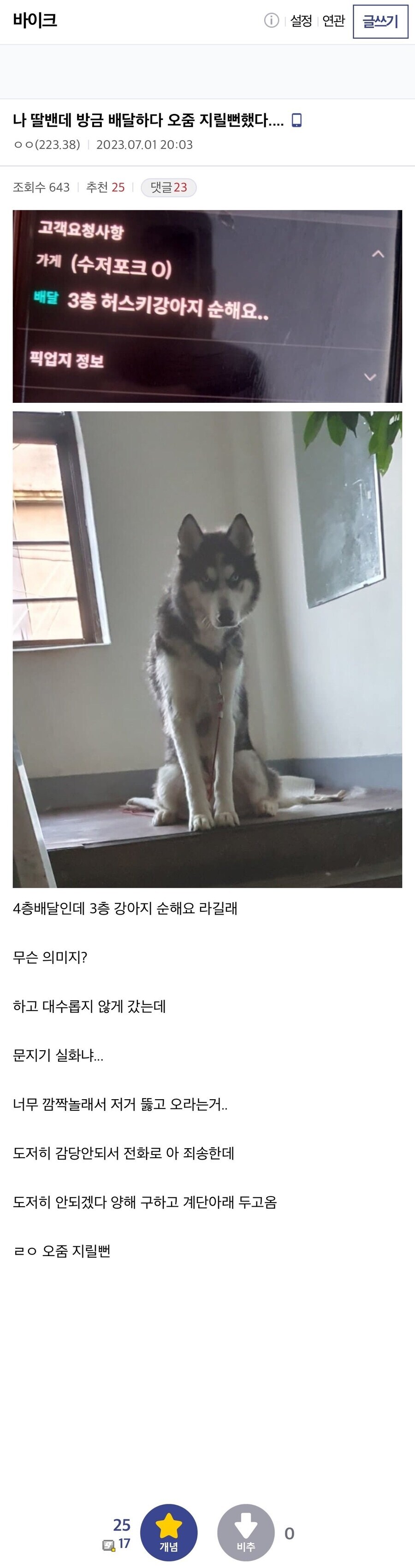 배달 3층 허스키강아지 순해요.._1.jpg