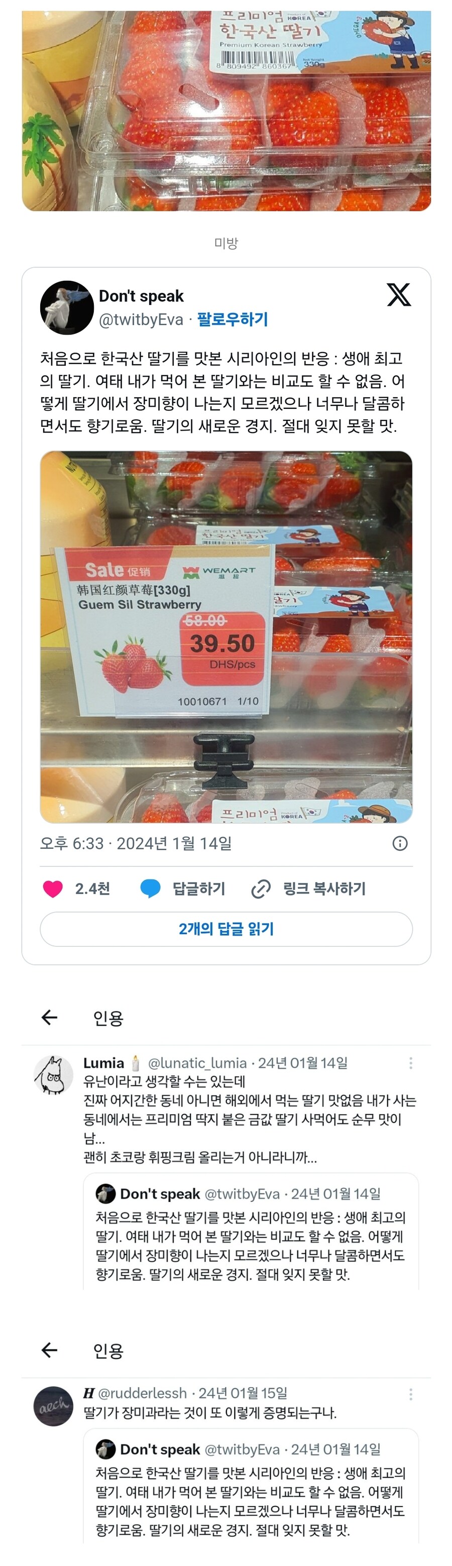 시리아 사람의 한국 딸기는 차원이 달라_1.jpg