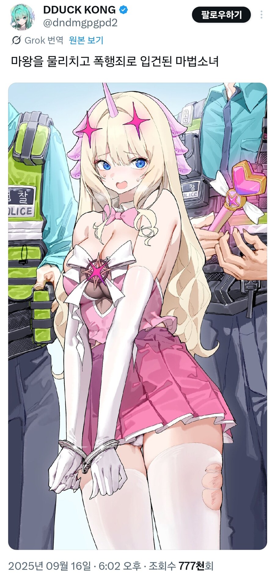 폭행죄로 입건된 마법소녀_1.jpg
