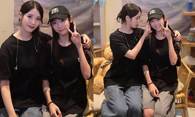 아이유 언니랑 팬미팅에서 사진찍은 김태연 아역배우_1.jpg
