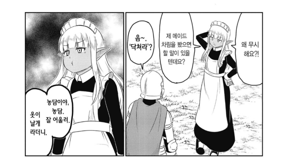 더럽게 짜증나는 메이드복을 입은 다크엘프 힐러_2.png