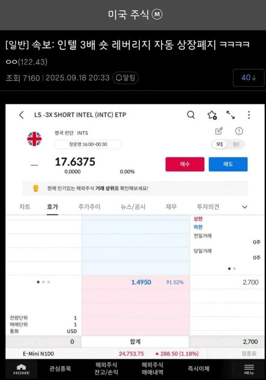 상장 3닐만에 상폐한 인텔 3배 숏_1.png