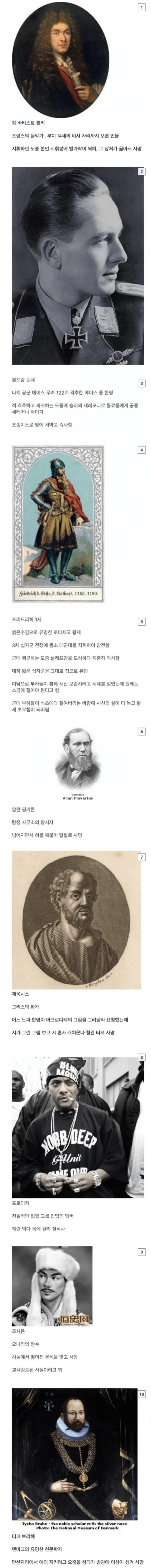 인류 역사상 제일 어이없게 죽은 사람들_1.webp