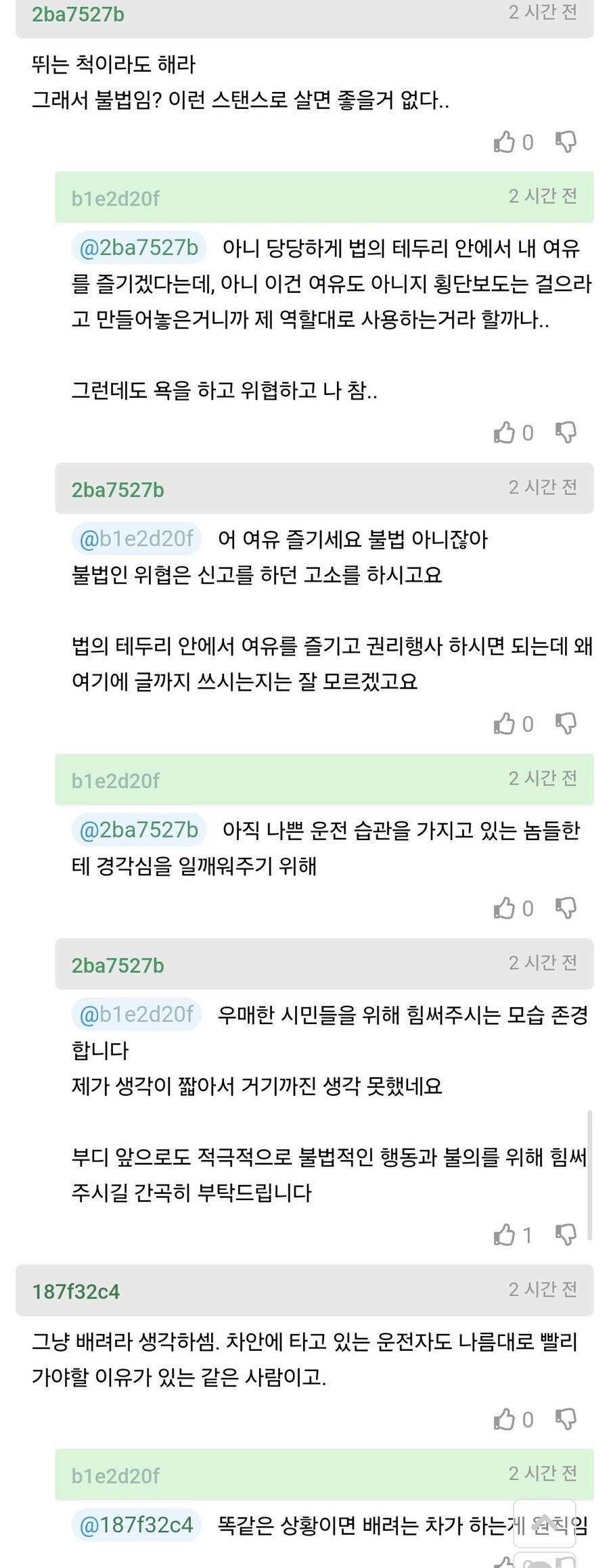 횡단보도 건너다가 자동차한테 경적 들어서 화난 사람.jpg_5.jpg