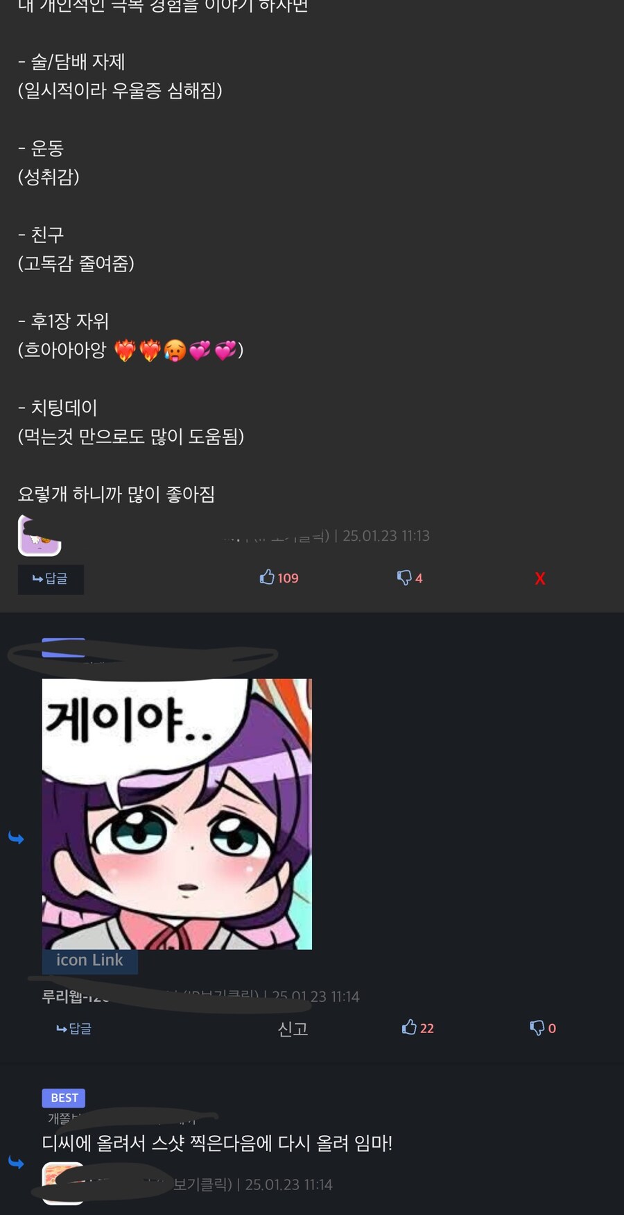 디시식 우울증 극복방법_1.jpg