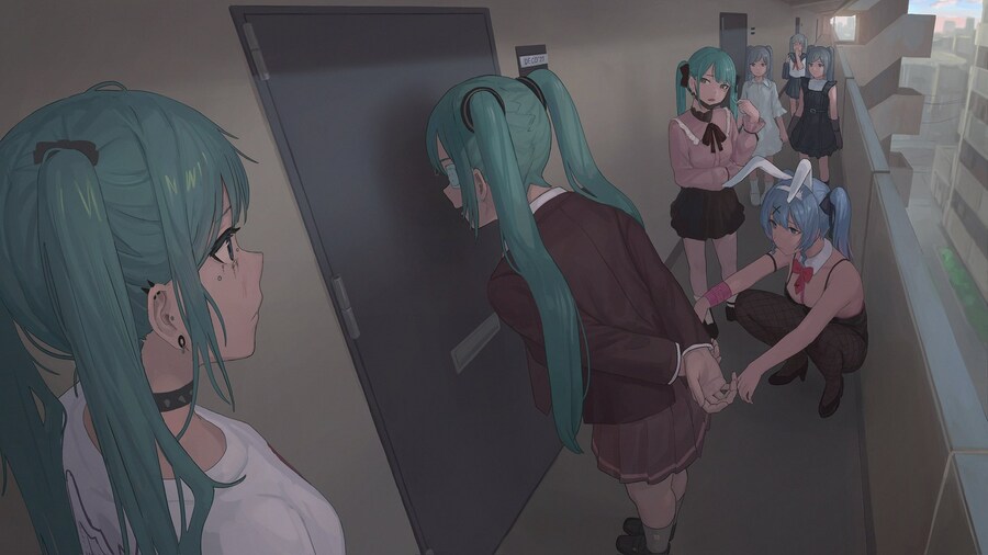 보컬로이드)모니터링하러 온 미쿠.jpg_1.jpg