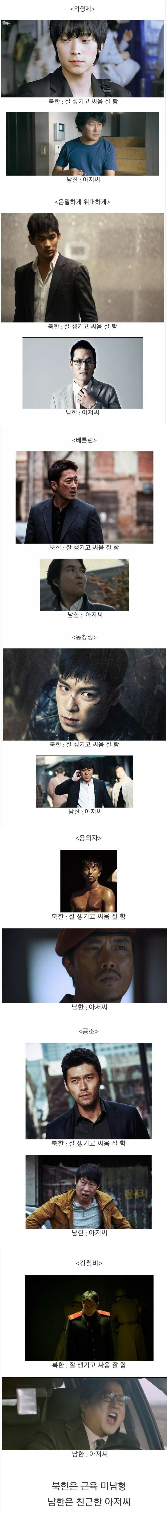 한국 영화에서 묘사되는 북한 사람과 남한 사람 차이_1.jpg