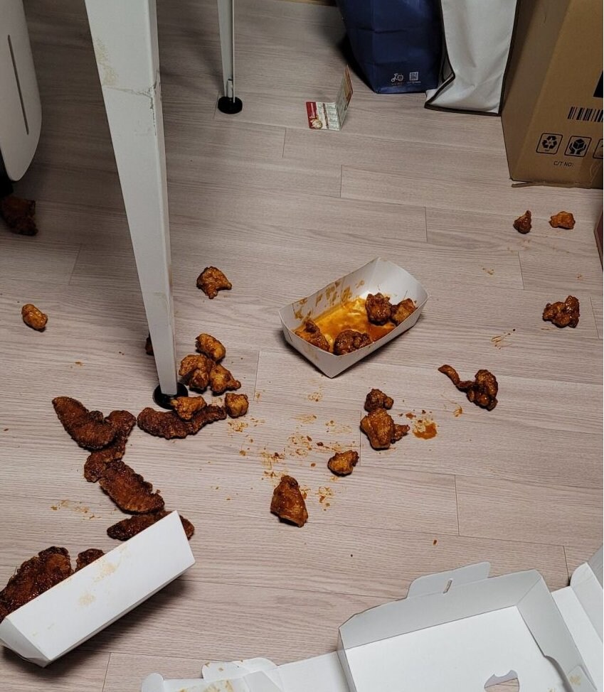 바닥에 떨어진 음식 먹는다 VS 버린다_1.jpg
