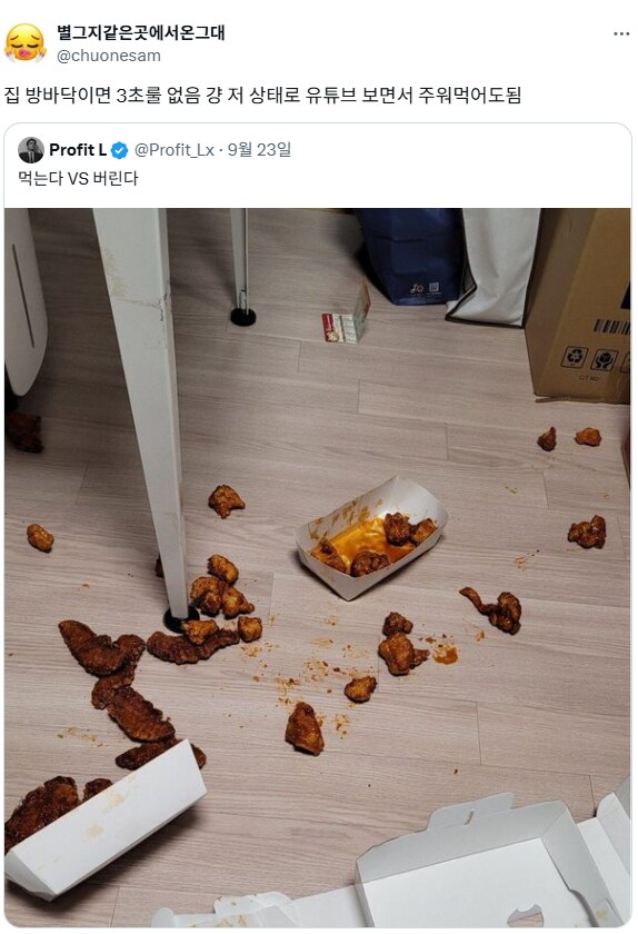 집 방바닥은 3초룰 적용된다 vs 안된다.jpg_1.png