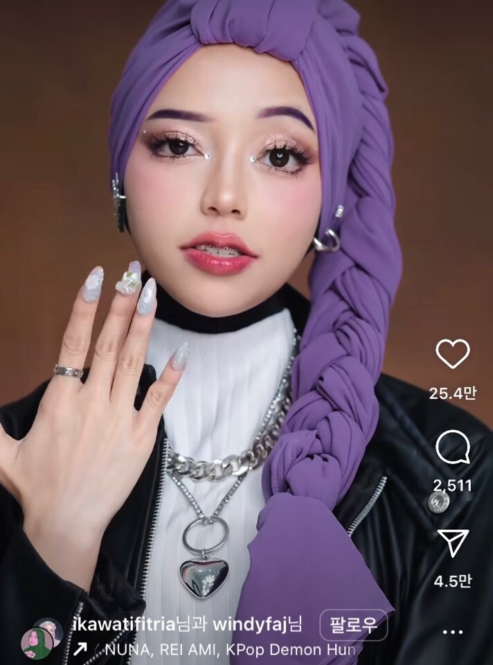 무슬림 소녀가 케데헌 코스프레 하는 방법_2.jpg