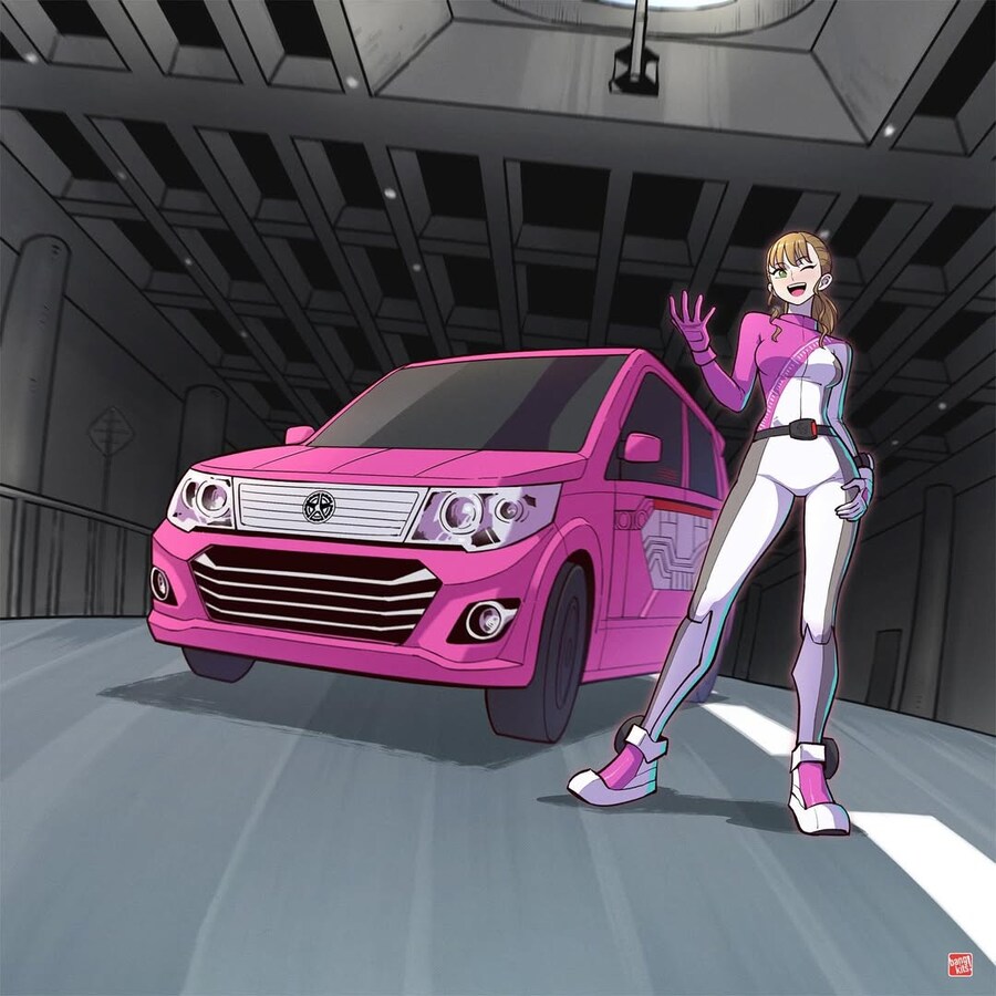 자차 보유한 핑크레인져_1.jpg