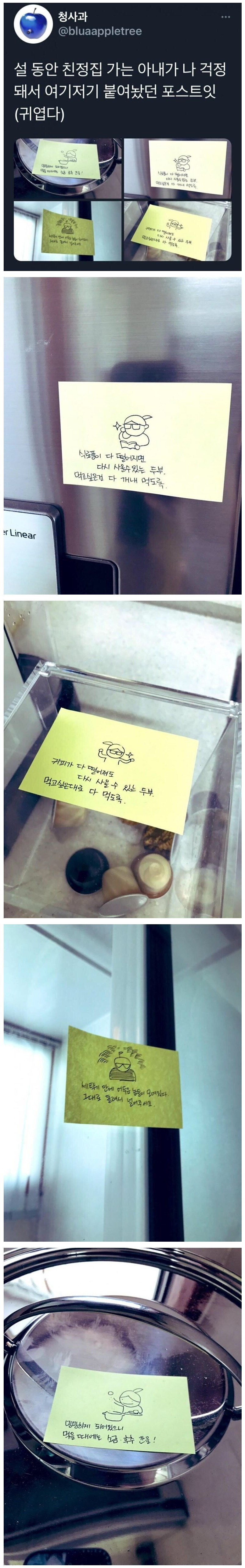 혼자 남을 남편이 걱정돼 만반의 준비를 한 아내_1.jpg