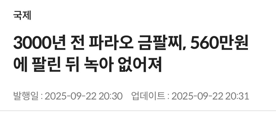 진짜 정신 나갈것 같은 3000년된 파라오 금팔찌의 결말_2.jpg