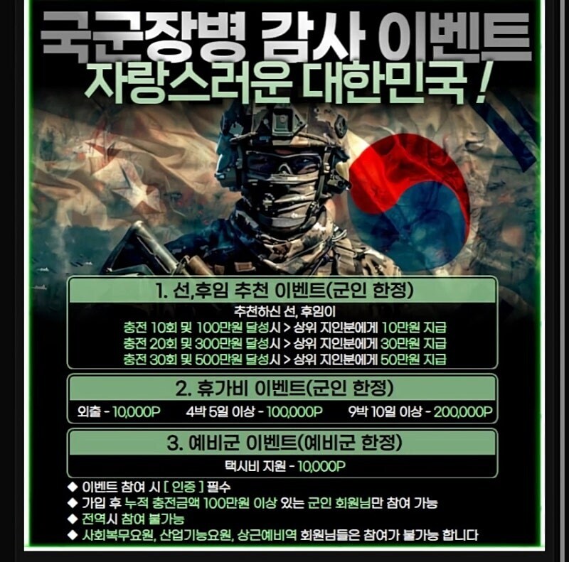 휴대폰 쥔 병사들...