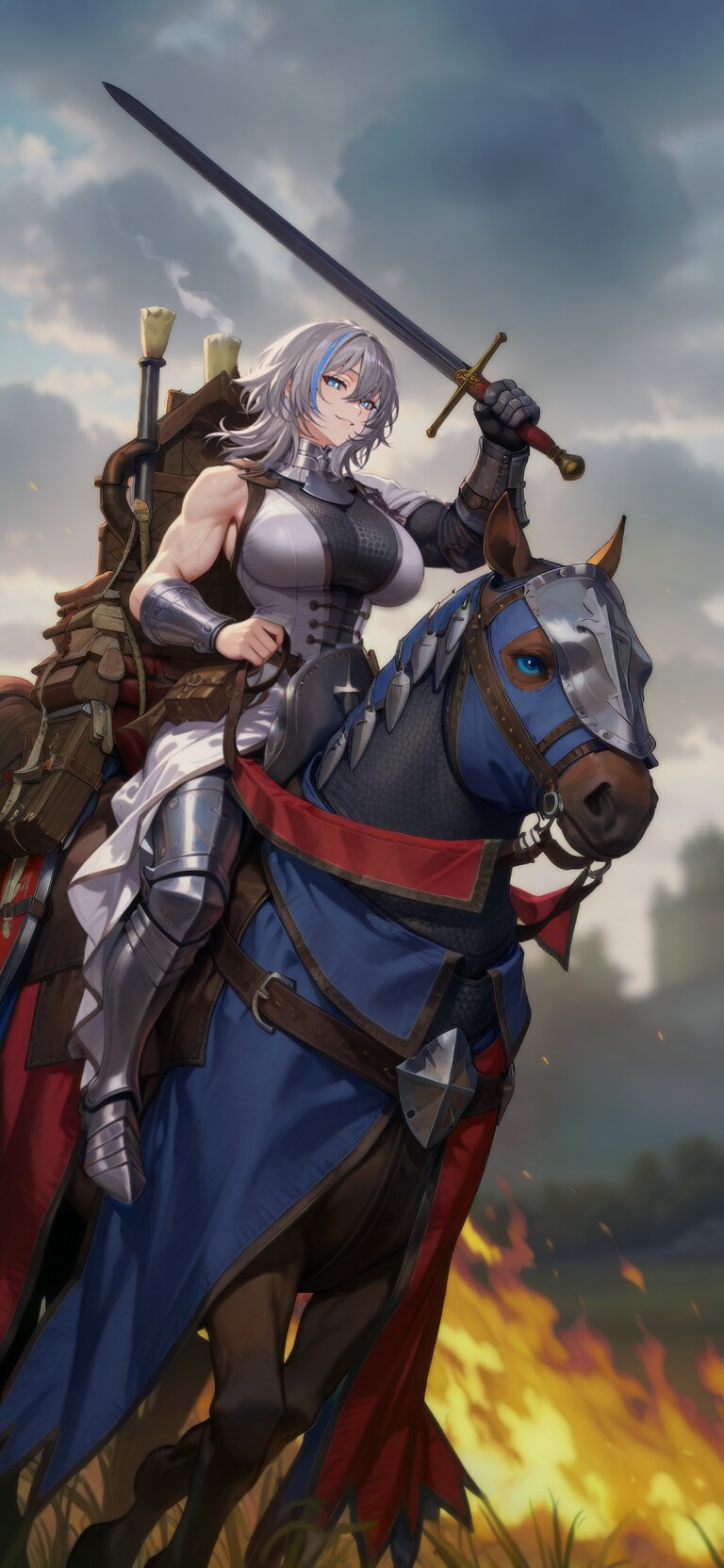 AI) 2차원 미소녀 스킨이 씌여진 워해머 판타지 브리튼의 기사들_9.png
