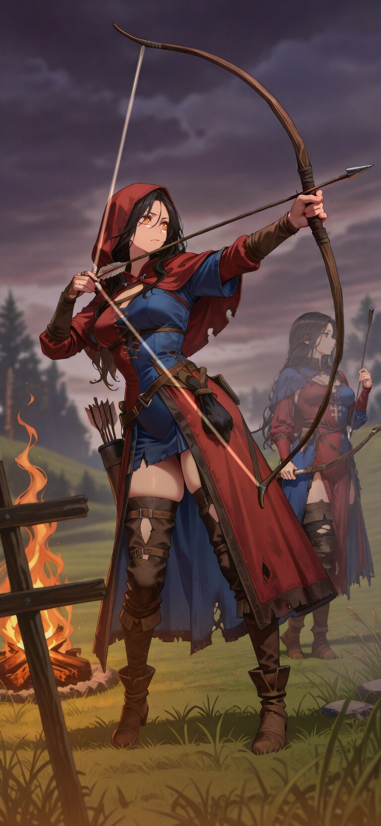 AI) 2차원 미소녀 스킨이 씌여진 워해머 판타지 브리튼의 기사들_13.png