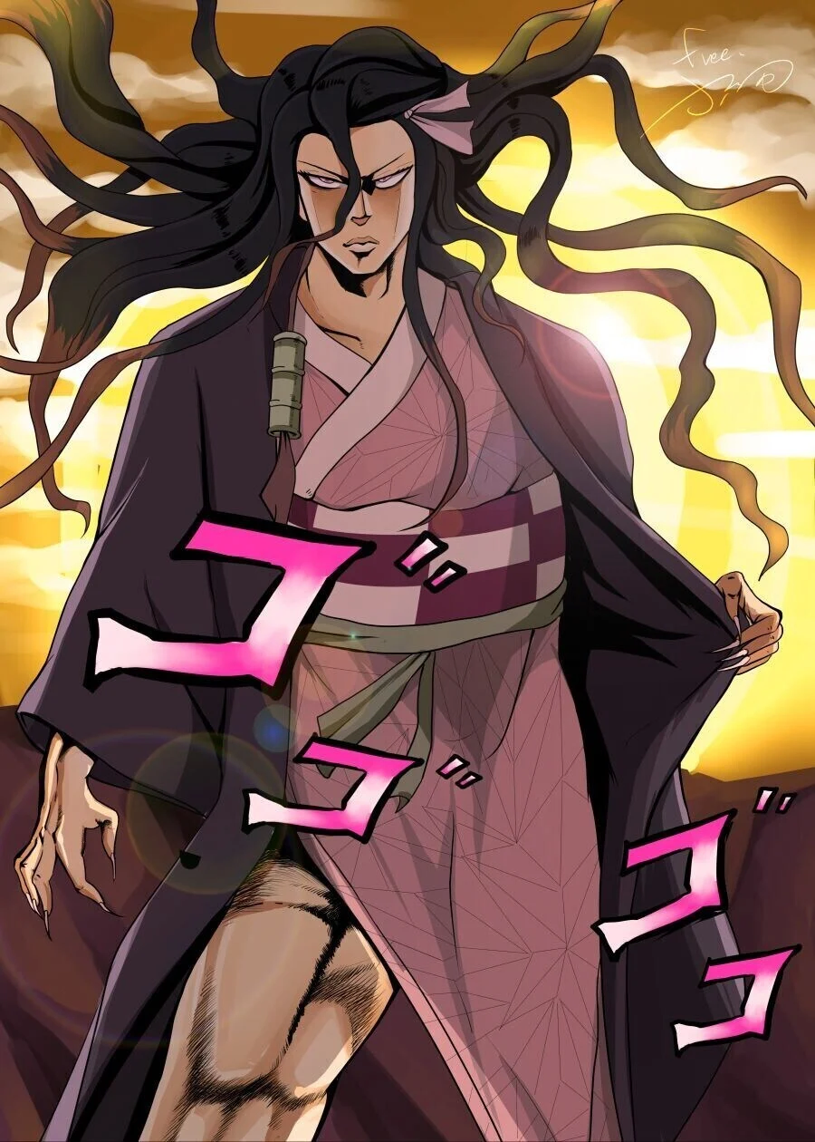 귀멸)네즈코가 태양을 극복했다앗!!_1.webp