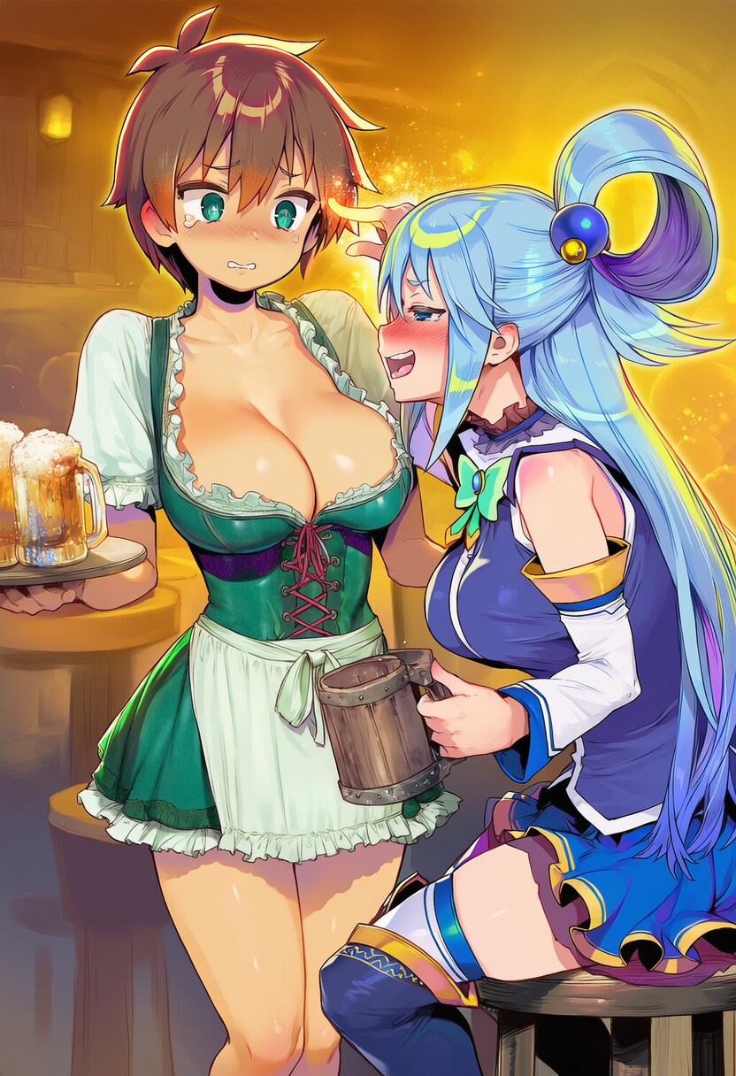 AI) 저주받은 아이템을 루팅하다가 TS당해버린 코노스바의 카즈마 2_11.png