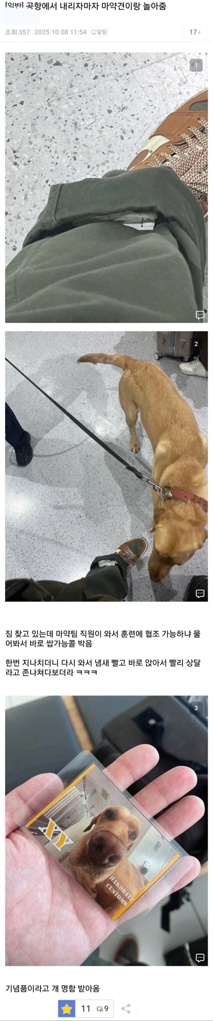 ㅁㅇ탐지견 훈련에 협조하면 받는 보상_1.jpg