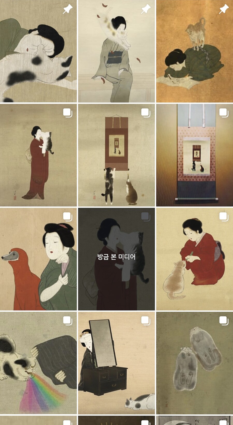 기괴한 분위기의 민화를 그리던 일본 일러스트레이터_2.jpg