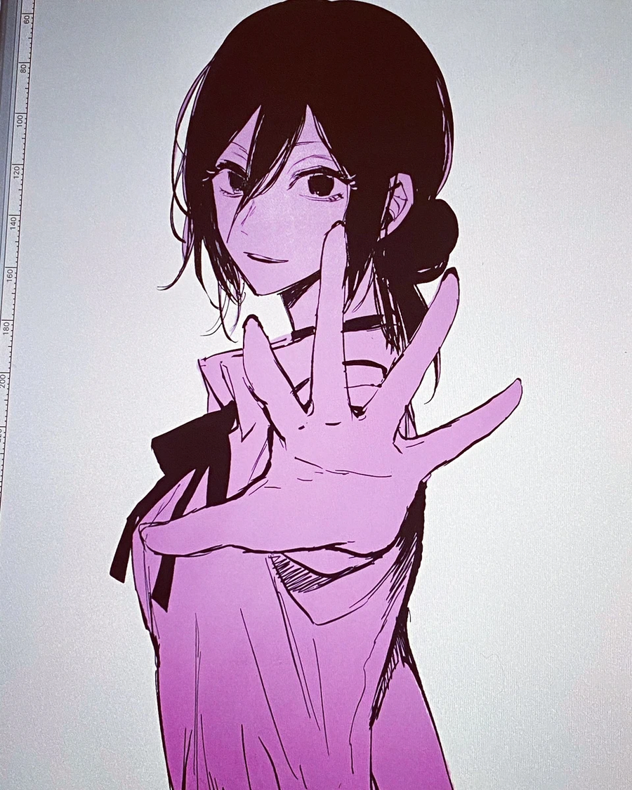 최애의 아이 그림작가가 그린 체인소맨 미소녀 캐릭터들_2.webp