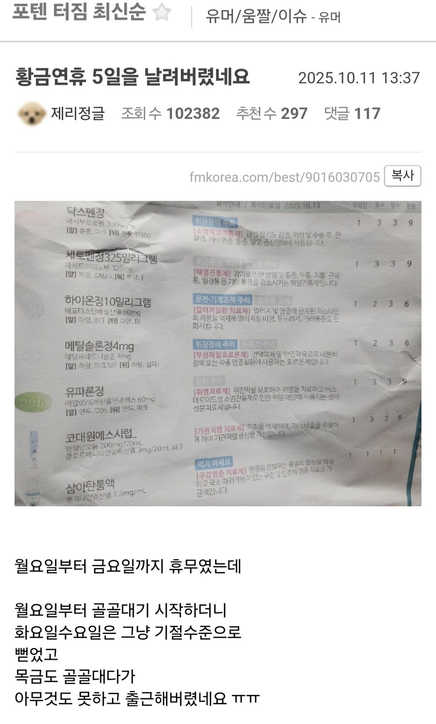 황금연휴 닷새 날려버린 사람.jpg_1.jpg