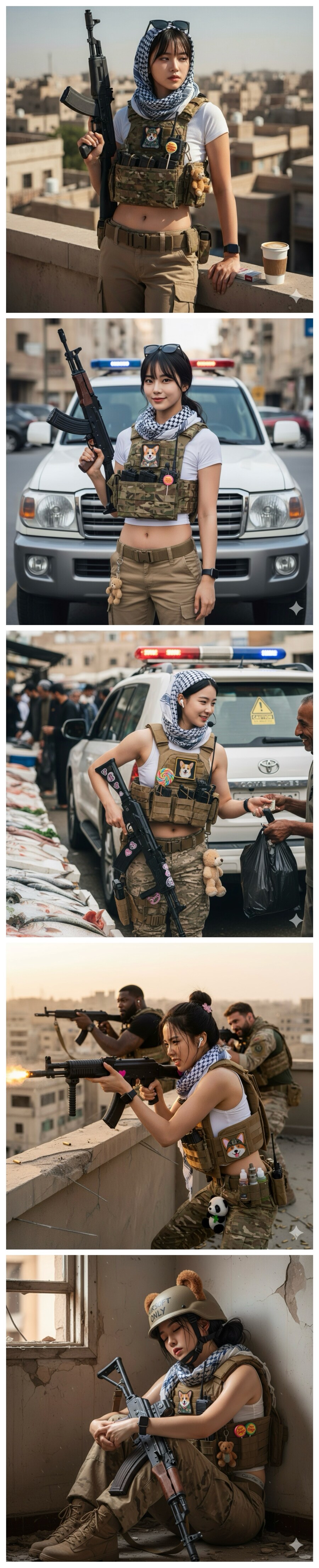 Ai가 그린 PMC(민간군사기업) 한국인 여성 요원들.jpg_2.jpg