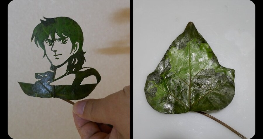 나뭇잎 잘라 그림 그리는 아트_18.jpg