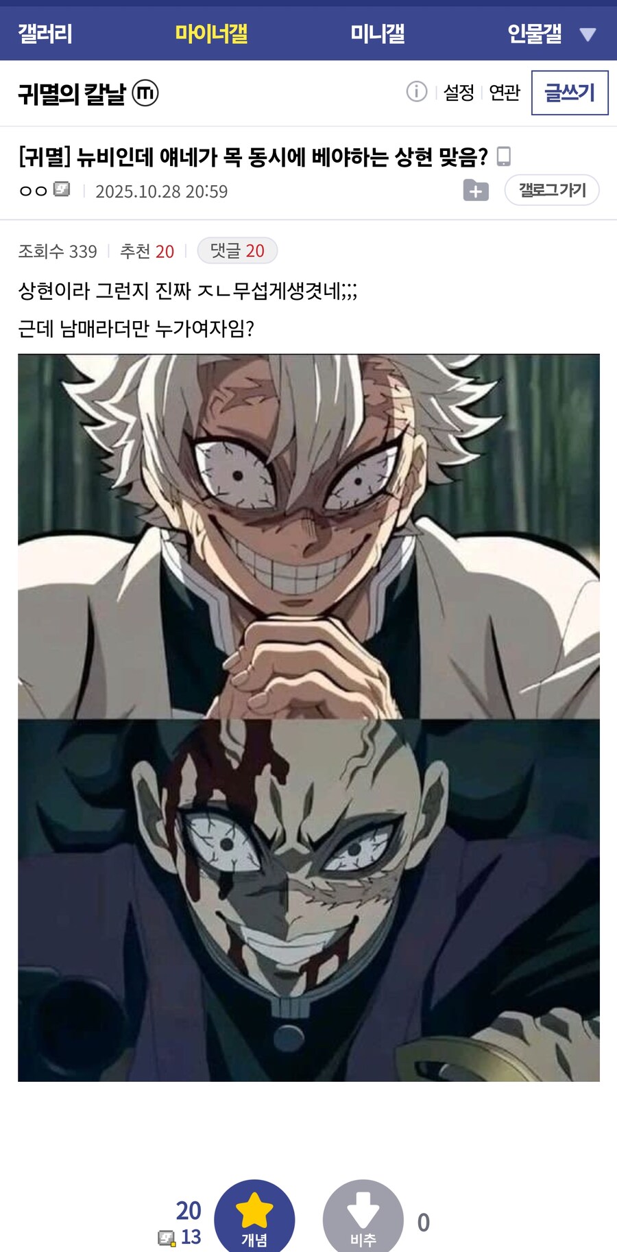 귀멸) 뉴비인데 얘네가 목 동시에 베야하는 상현 맞음?_1.jpg