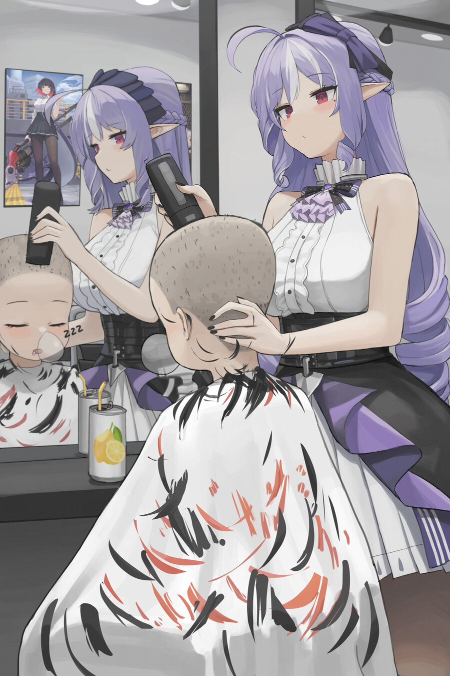 젠존제) 비비안이 엘렌 삭발하는 짤 아니니까 들어오지 마셈_1.jpg