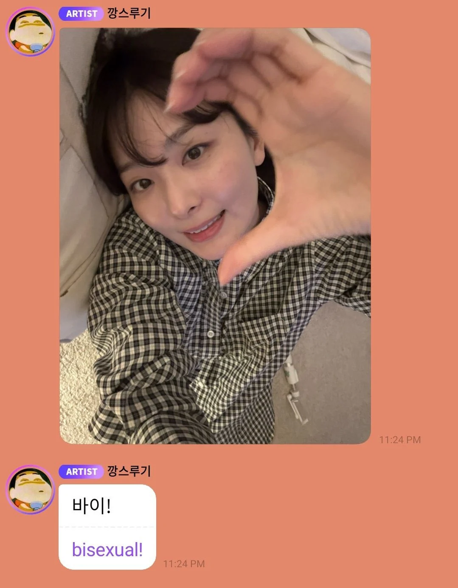 레드벨벳 슬기의 갑작스러운 커밍아웃.jpg_1.webp