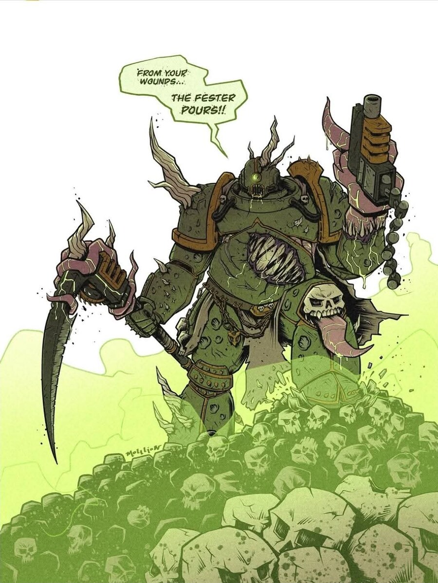 부대 구호를 외치는 워해머 스페이스 마린들.JPG_16.jpg