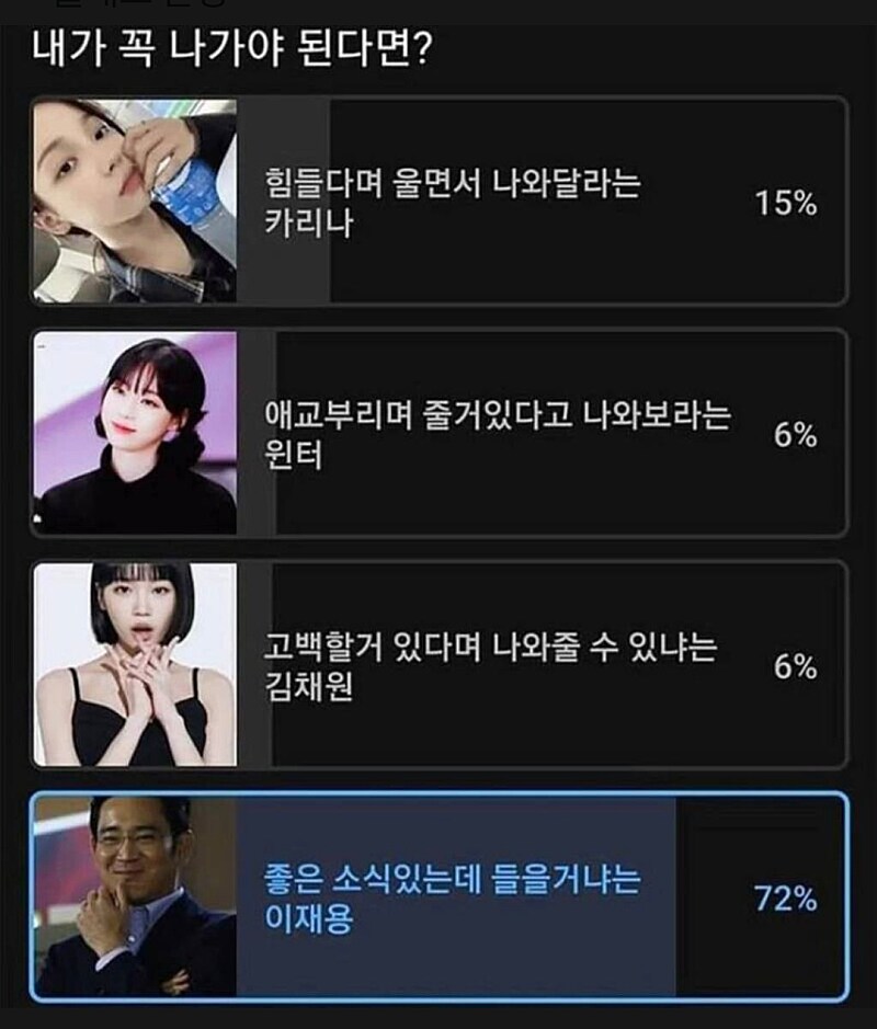 카리나가 울고 윈터가 애교 부려도 못 이기는 남자_1.png