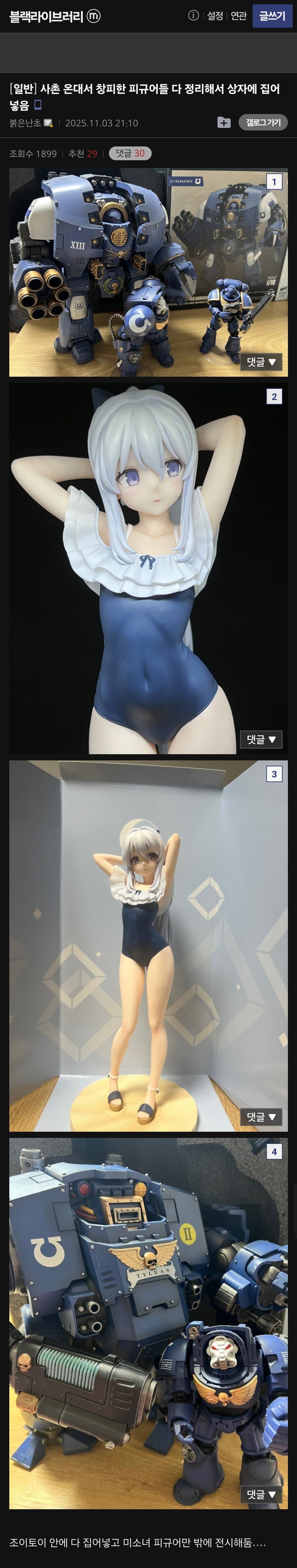 사촌동생 온대서 창피한 피규어들은 다 치워놓음._1.jpg